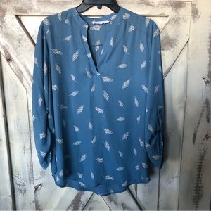 Stitch fix blue top lush